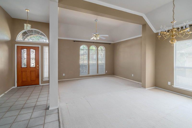    Entry Formal Living and Formal Dining 