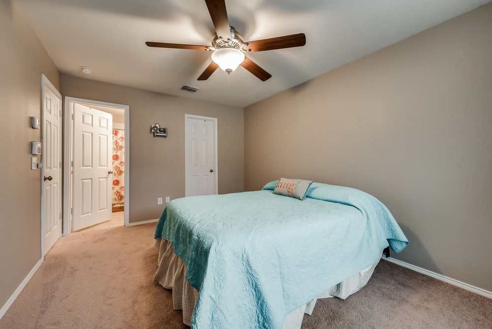    Master Bedroom with Private Door to Full Bathroom 
