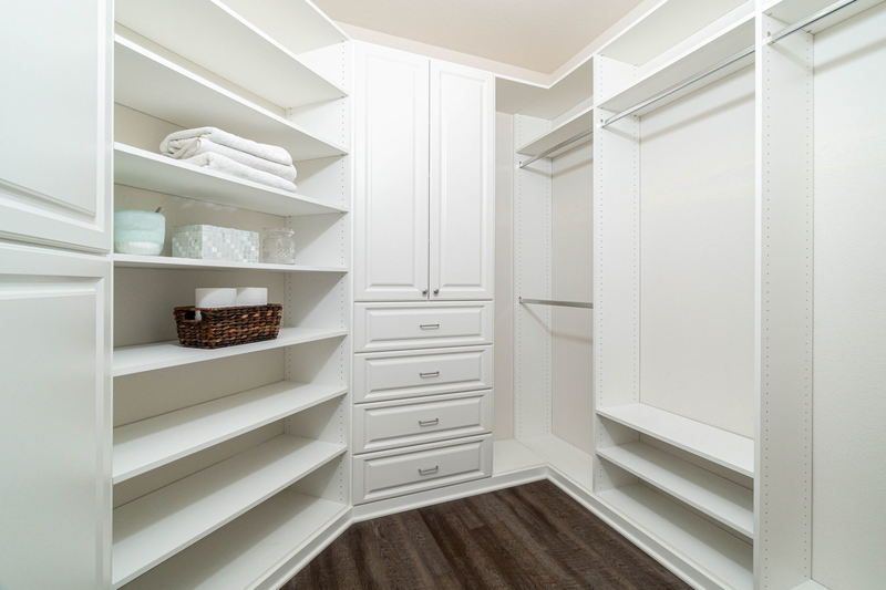    Walk In Closet with Custom Built In 