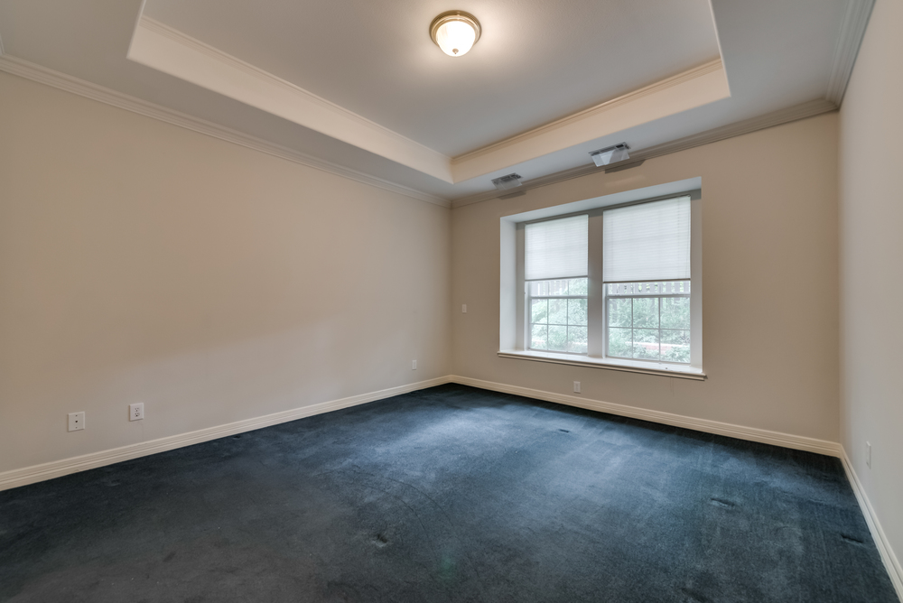    Private Master Suite has Tray Ceiling and Crown Molding 