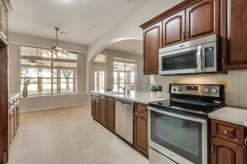    Kitchen and Charming Breakfast Area with Window Seat 